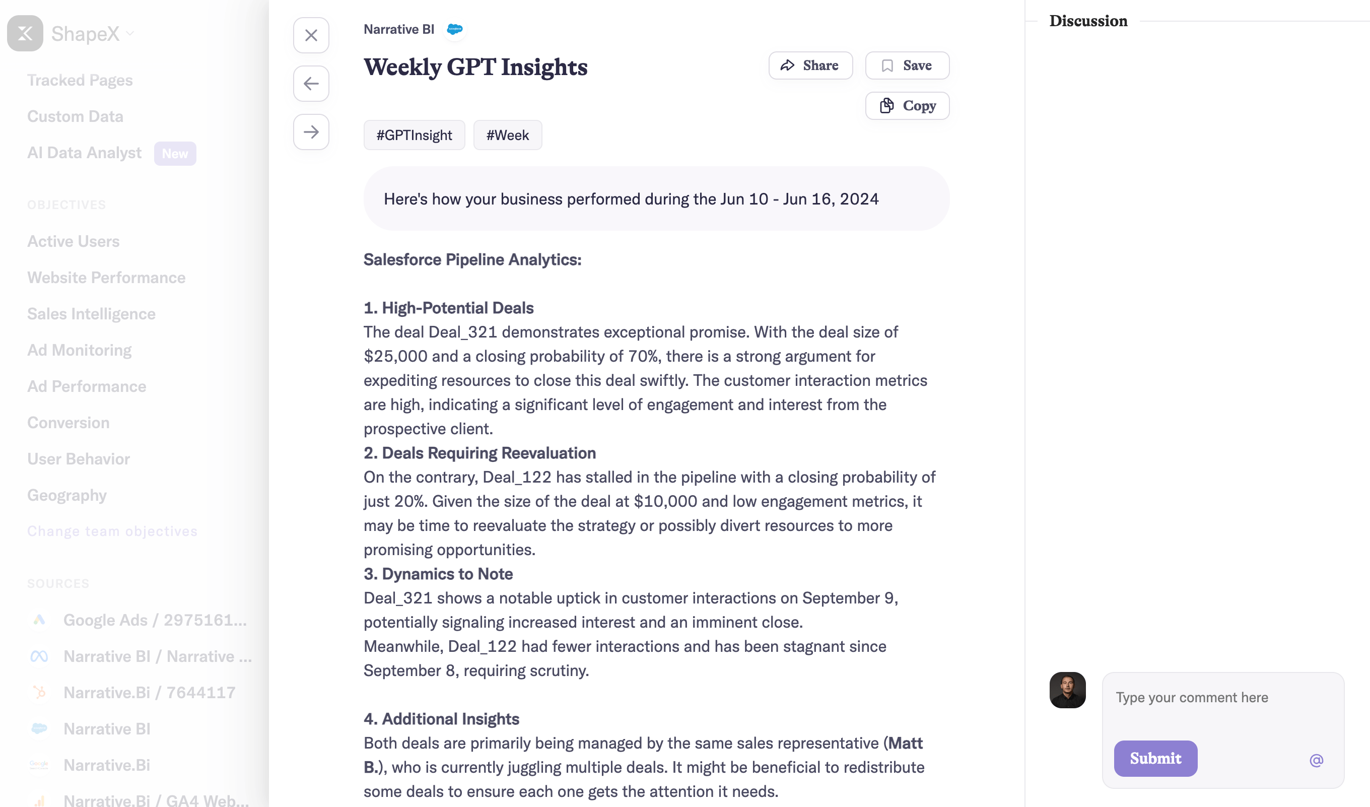 Salesforce GPT Insights